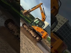 SANY135 Excavateur à chenille d'occasion 0,6m3 13500Kg Poids pour une excavation efficace