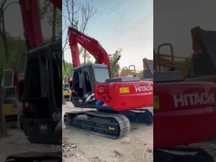 Excavateur hydraulique à rouleaux de seconde main HITACHI ZX120 avec un seau de 0,52 m3