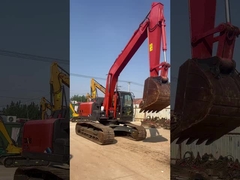 HITACHI ZX195 Excavateur à rampe d'occasion 18900kg Fonctionnement stable Avec un seau de 0,91m3