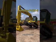 PC220 amphibie mini excavateur hydraulique avec structure compacte